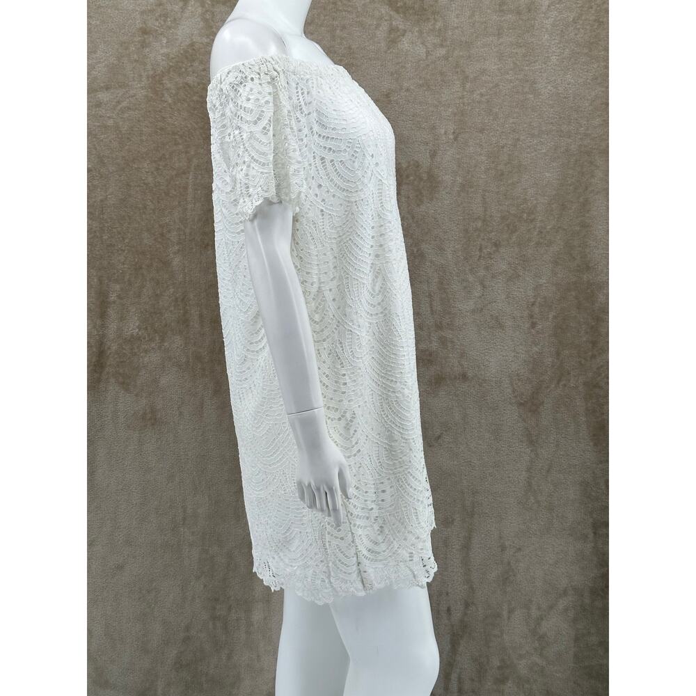 Lilly Pulitzer Dress Womens Small Marble Resort White Lace Preppy Beach Summer - Picture 3 of 10